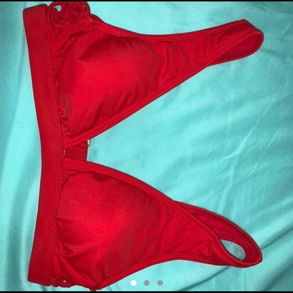 Target red bikini top